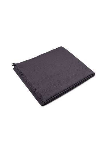 Fialka Vancour Çift Kişilik Yatak Örtüsü Seti Antrasit