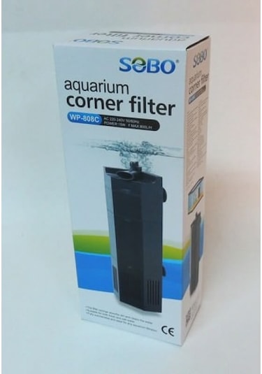 Sobo Wp-808C Akvaryum Köşe İç Filtre 800 L/S 15 W
