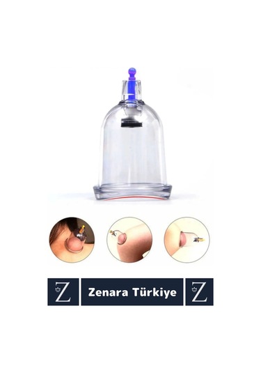 Yüksek Kaliteli Metabolizma Etkili Vakumlu Hacamat Kupası 6 Numara 100 Adet
