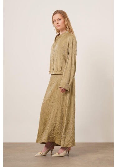 Ftz Women Kadın Kraş Etekli Takım Yeşil 31171 Yeşil