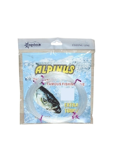 Captain Alpinus Poşet Misina 4x25 Bağlantılı 100mt Beyaz 0.70 mm
