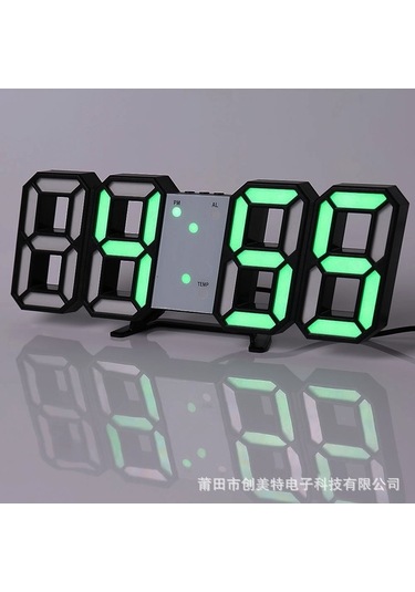 Zilinn 3d Basit Dijital Saat Masaüstü Dekorasyonu Oturma Odası Yatak Odası Çalışma Odası Duvar Saati Led Dijital Saat Yeşil -uzaktan Kontrol Sürümü-21 Çok Renki Çok Renki Zilinn 3d Basit Dijital Saat Masaüstü Dekorasyonu Oturma Odası Yatak Odası Çalışma Odası Duvar Saati Led Dijital Saat Yeşil -uzaktan Kontrol Sürümü-21 Çok Renki Çok Renki