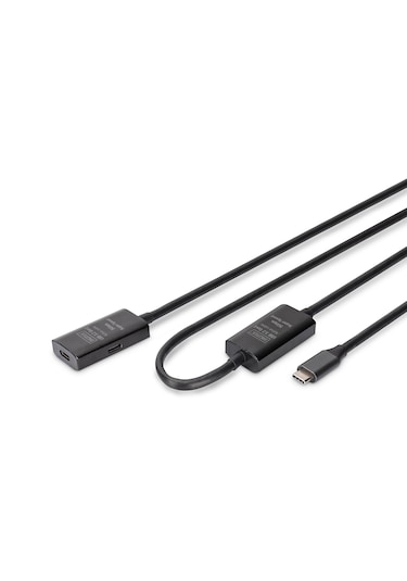 Aktif Usb-c Uzatma Kablosu, 10m 5g, Usb 3.2 Gen1, Usb-c - Usb-c