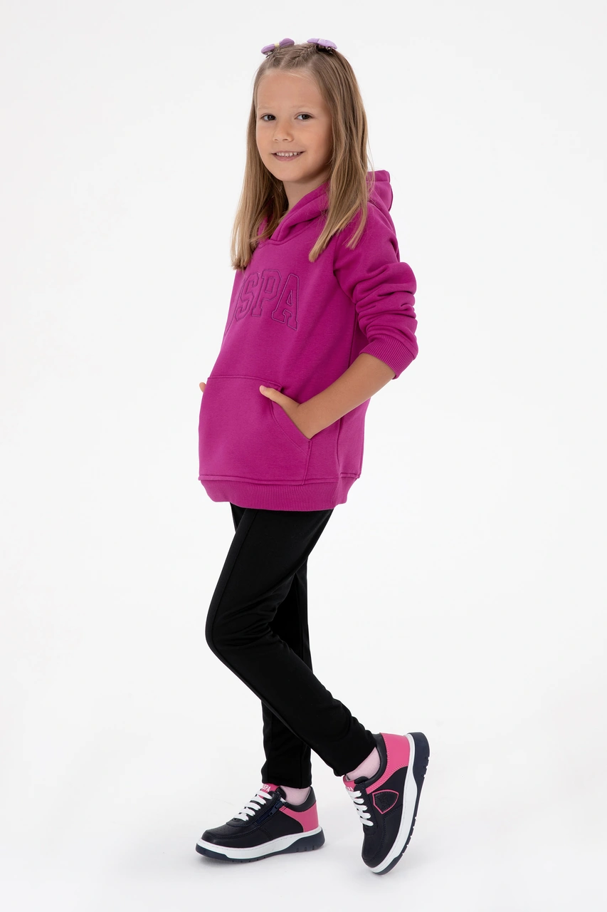 U.s. Polo Assn. Kız Çocuk Siyah Tayt 50316891-vr046 SiYAH