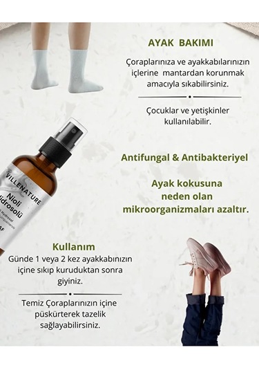 Villenature 2'li Set Nioli Hidrosolü Niaouli Hydrosol Melaleuca Leucadendron Viridiflora 100 Ml