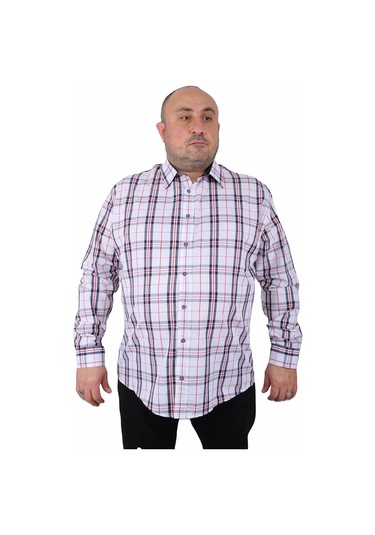 Starbattal Büyük Beden Erkek Gömlek Milagro 23371 LACIVERT Lacivert