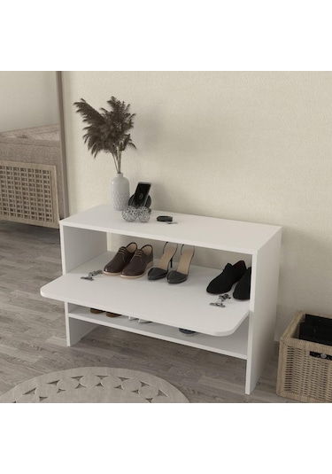 Dekorister Clementine Ayakkabılık Beyaz