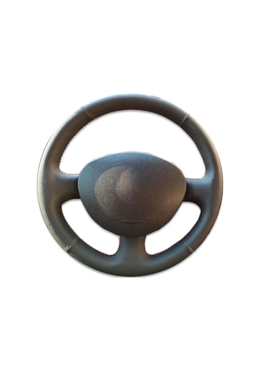 Fiat Doblo 2002-2012  uyumlu spor direksiyon kılıfı siyah dikiş