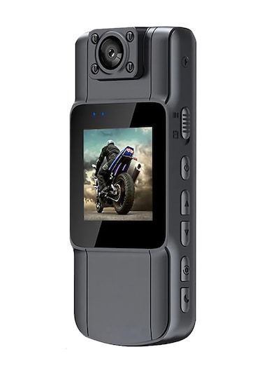 Hallow D12552-1 Ses Video Kayıt 4K UHD Mini Vücut Kamerası