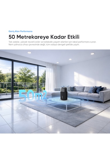 Şımart Akıllı Hava Nemlendirici Wi-fi Kontrollü 5lt Su Hazneli