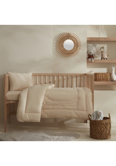 Karaca Home Bebek Giraffe Kapitoneli Comfort Set Sarı