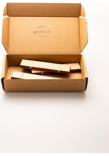 Ahşap Mum Fitili - 30 Adet 20mm X 100mm X 0,5mm Kahverengi