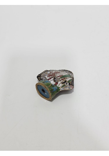 Antika Cloisonne Minyatür Balık 5,2x4,7cm 144