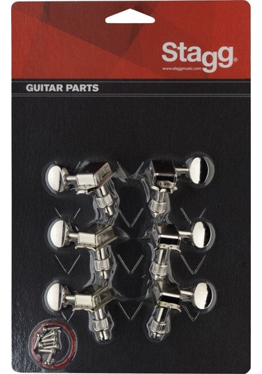 Stagg Elektro Gitar İçin 6x1 Üst Kalite Vintage Burgu Takımı Kg648nk