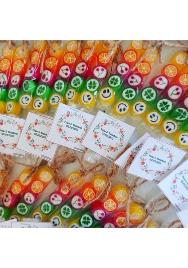 Çok Renkli Doğum Günü, Düğün, Nişan Şekeri 100 Adet