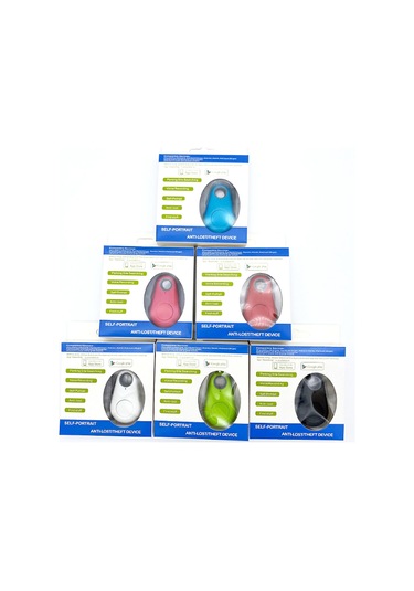 Geeroyoo Beyaz Akıllı Bluetooth Kayıp Engelleme Cihazı - Çift Yönlü Alarm, Konum Tespiti Ve Uzaktan Kamera Kontrolü