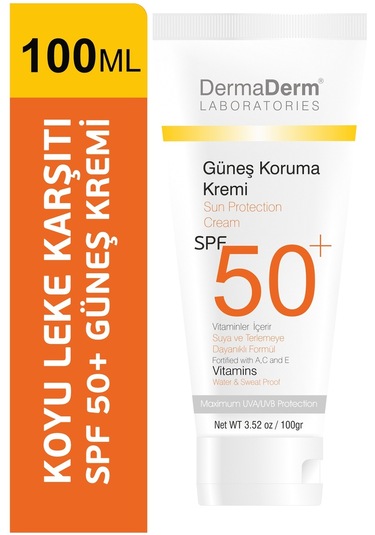 Dermaderm Güneş Kremi SPF50+ 3 x 100 ML