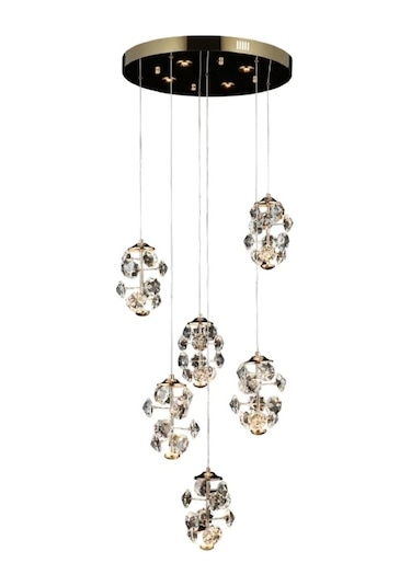 Parrını Ledlı 6 Lı Sarkıt 62w 3000k Çok Renkli