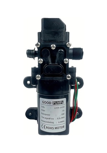 Dashanshop Yüksek Basınç 130psı 12v Su Pompası - Kendinden Emişli 1 59 Gallon Dak