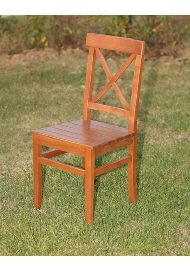 Çamlarmobilya Çeşme Ahşap X Sandalye | Ceviz