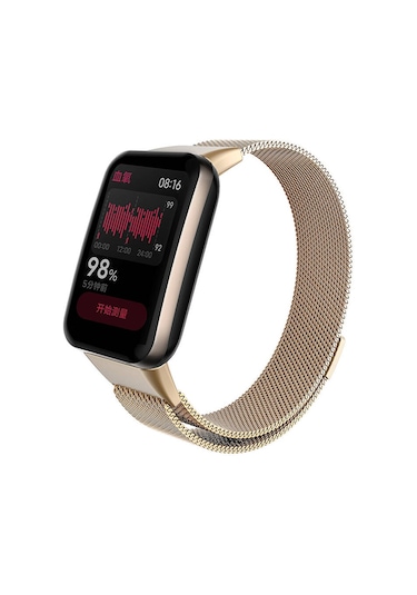 Xiaomi Mi Band 7 Pro Zore Krd-01 Metal Kordon-rose Gold