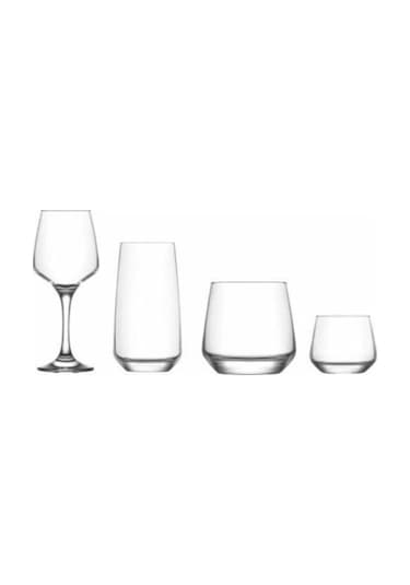 Plt Design Lav Lal 24 Prç Çeyiz Seti -bardak -su Bardak -meşrubat Bardağı