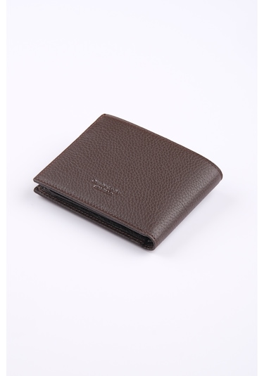 Ancora Leather Hakiki Deri Erkek Cüzdan-26500 Kahverengi