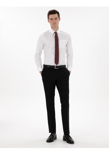 Pierre Cardin Erkek Beyaz Gömlek Basic 50302972-vr013 Beyaz