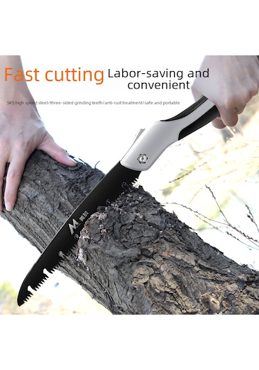 Shineyee Ev Ve Bahçe İçin El Elma, Hızlı Kesim Fonksiyonuyla Sabit Gövdeli El Testere, Orman Ve Dış Mekan İşleri İçin Pratik Ve Dayanıklı Alet