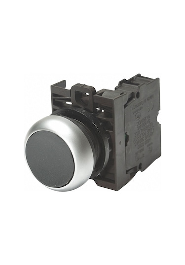 Eaton M22-dr-s/k10 ,kontak-1a Siyah Kalıcı M22 Buton