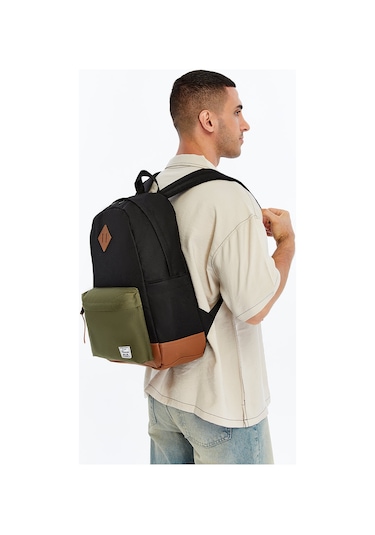 Free Camp Freecamp Daypack Limited Sırt Çantası-siyah-haki Siyah - Yeşil