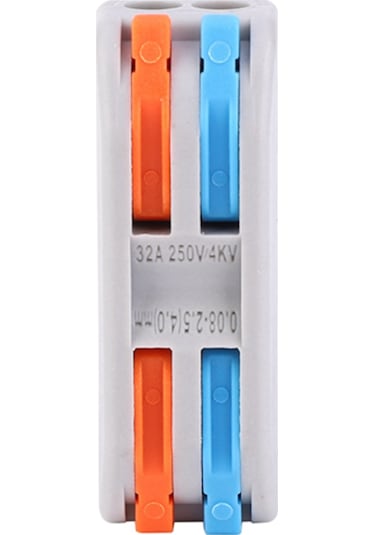 Yaozixa 28 Adet Renkli Kablolu Bağlayıcı 11-28awg , V0 Ateş Direnci, 250v/32a, Endüstriyel Elektrik Cihazları İçin Hızlı Terminal