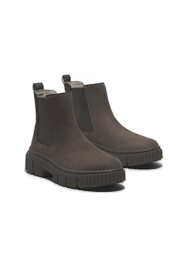 Timberland Tb0a5zcg Greyfield Mid Chelsea Boot Kahverengi Kadın Bot Kahverengi