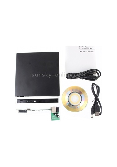 Sones Dizüstü Bilgisayar Usb 2.0 İnce Taşınabilir Optik Dvd / Cd Yeniden Yazılabilir Sürücü