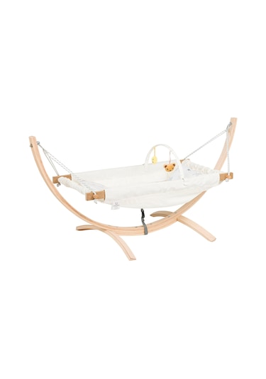 Holmen Fethiye Cibinlikli Ahşap Hamak Ekru