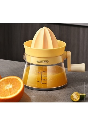 Wondernest Manuel Limon Sıkacağı, Sarı, Lichen Fonksiyonlu, Pratik Sarı