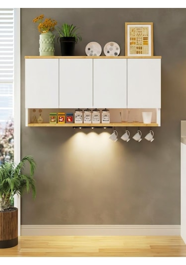 Kuzeylife Alvora Dolap Askılı Led Aydınlatma Beyaz