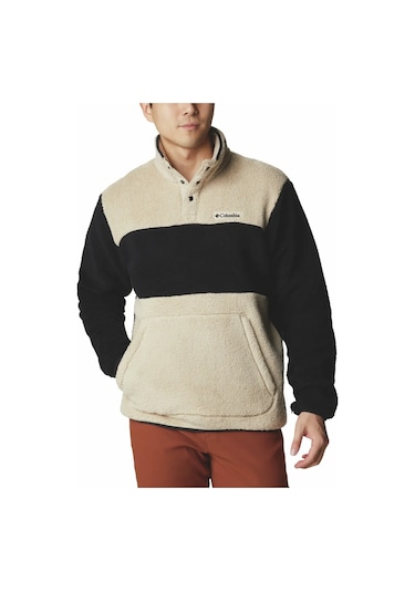 Columbia Am5879-271 Rugged Ridge Sherpa Half Snap Erkek Polar Bej
