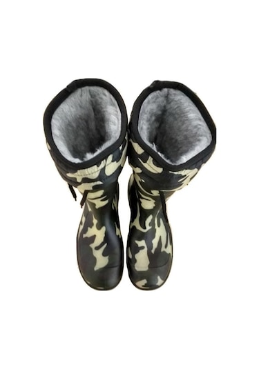 Avcı Çizmesi İçi Termal Kürklü Uzun Boy 39 Cm. Reçber