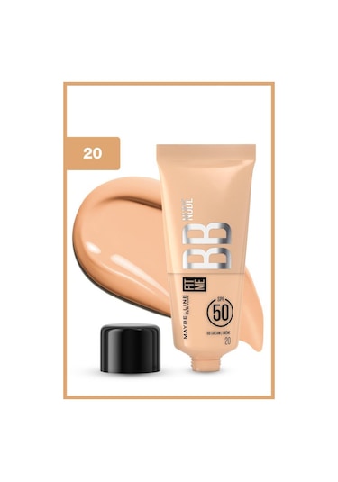 Fit Me Nude Cilt Bakımı Etkili Nemlendirici Spf50 Bb Krem - 20 3600531712778-10781