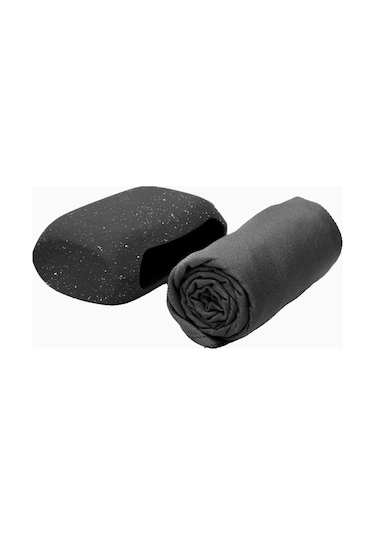 Matador Nanodry Katlanabilir Duş Havlusu Büyük Boy Siyah-granit