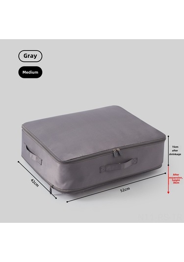 Reedark Küçük Odalar Ve Seyahat İçin Uygun, Kimyasız, Yüksek Dayanıklı, Kıyafet Ve Battaniye Saklama Torbası İyileştirilmiş Gri Orta Boy Diğer