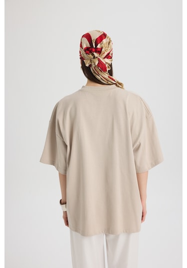 Mai Studıos Mai Studios Co. Pomelo Oversize Taş T-shirt Taş