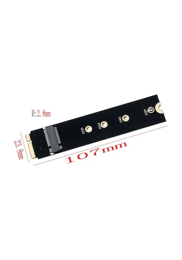 M.2 Sata Ssd To 8+18 Pin Apple Uyumlu MacBook 2012-2013 Dönüştürücü Adaptör
