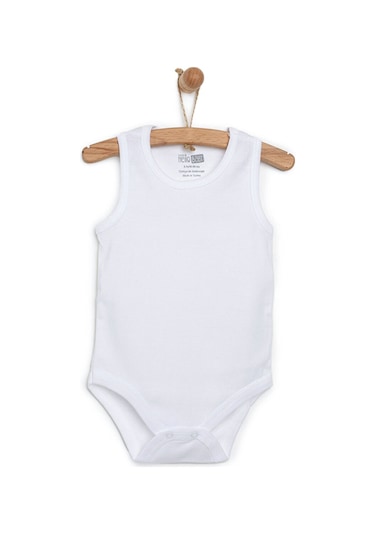 Hellobaby Beyaz Atlet Body Beyaz