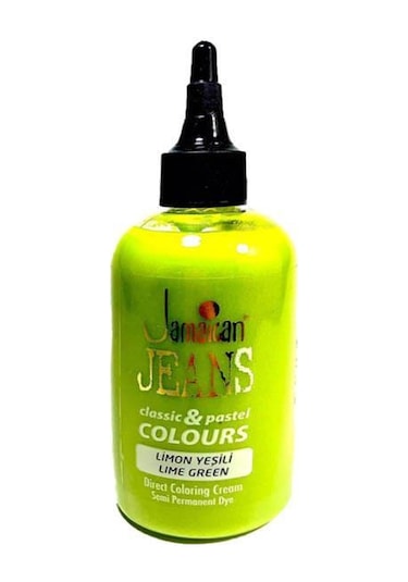 Jamaican Jeans Color Renkli Saç Boyası 532 Limon Yeşili