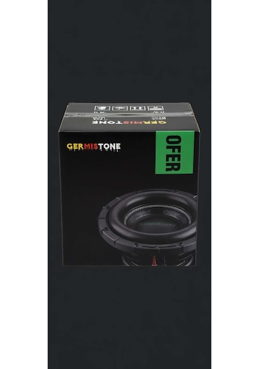 Germistone 30cm 1600w Profesyonel Subwoofer