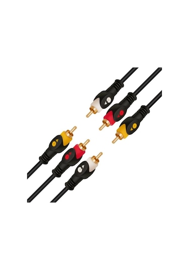 1.5 Metre 3rca-3rca Kablo