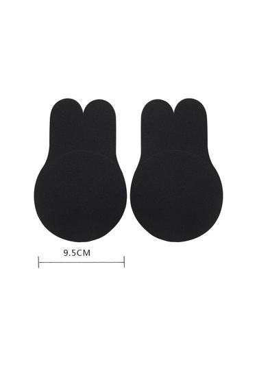 Toptanfoni Göğüs Ucu Kapatıcı Ve Dikleştirici Hayalet Sütyen Siyah