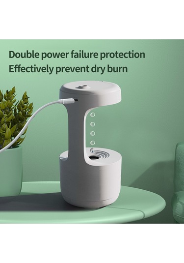 Hangfox Beyaz Ev Ofis Kullanıma Uygun Büyük Kapasiteli Esansiyel Yağlı Aromaterapi Buharlandırabilen Nemlendirici Makinası